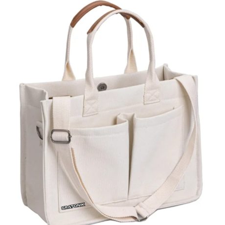 White tote bag