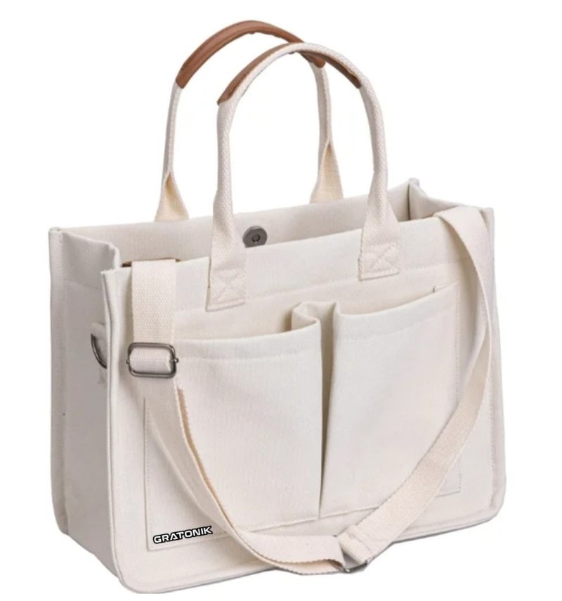 White tote bag