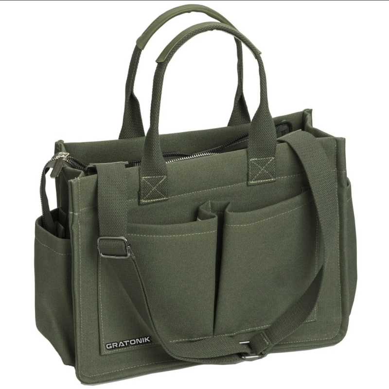 Green tote bag