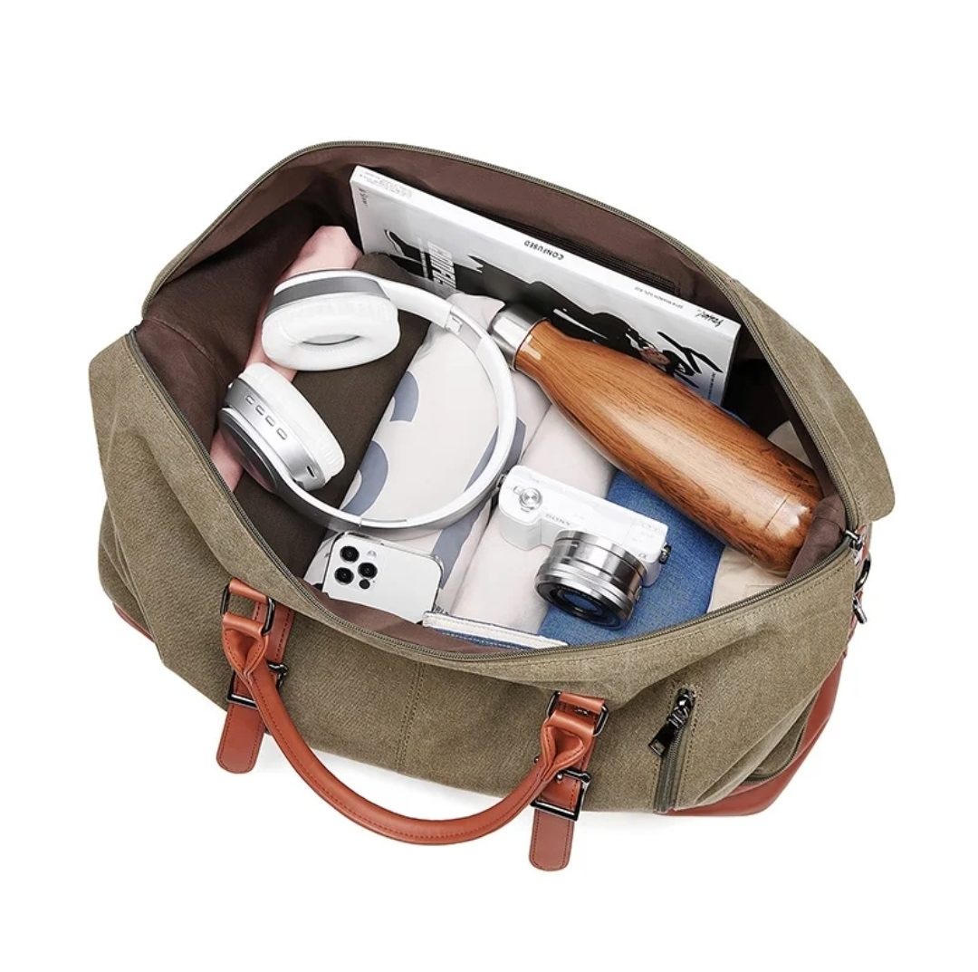 Black & Brown Duffle bag ( unisex ) - Image 7