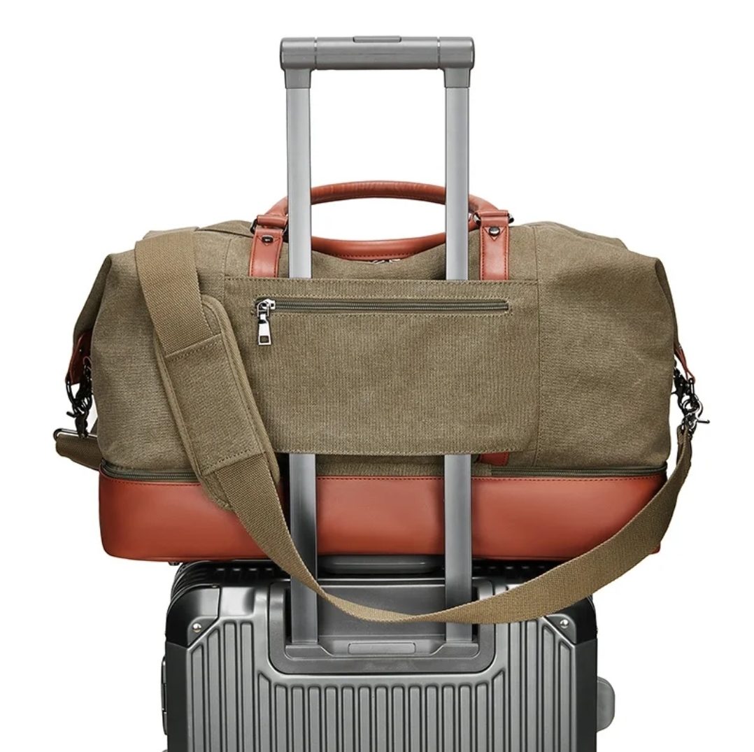 Black & Brown Duffle bag ( unisex ) - Image 5