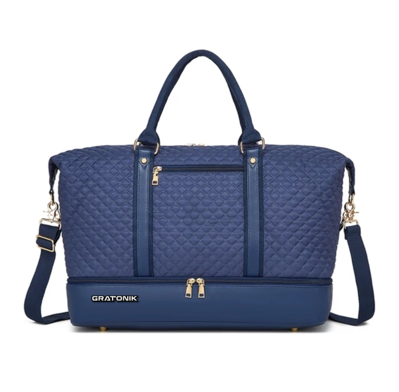 Pink & Blue woman's duffle bag - Image 2