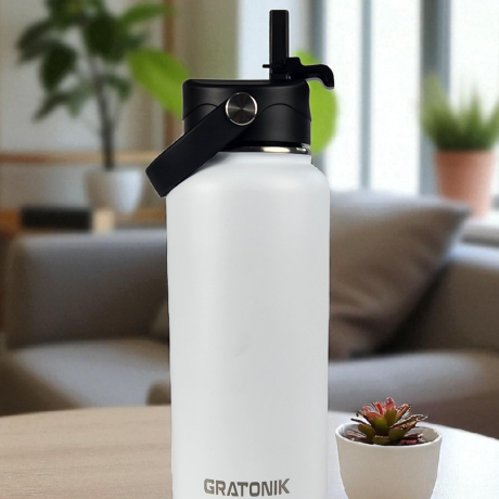 White 32oz/950ml (straw lid)