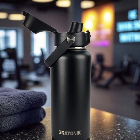 Black 32oz/950ml (flip up lid)