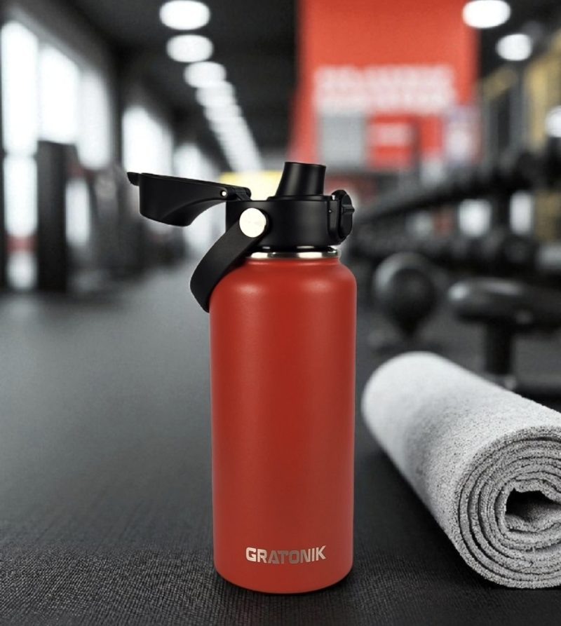 Red 32oz/950ml (flip up lid)