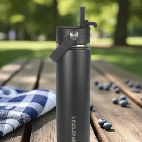 Black 24oz/700ml (straw lid)