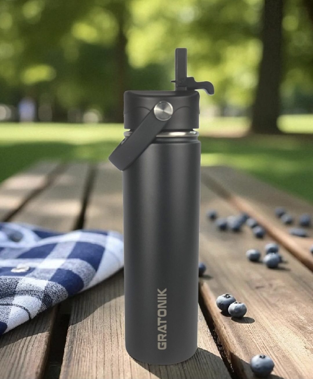 Black 24oz/700ml (straw lid)