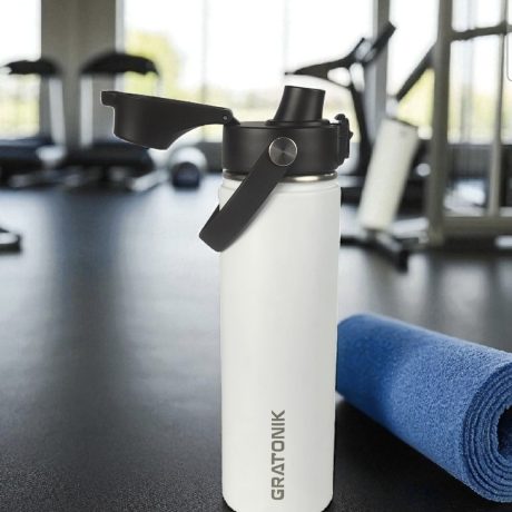 White 24oz/700ml (flip up lid)